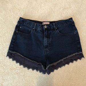 Free People Jean Shorts